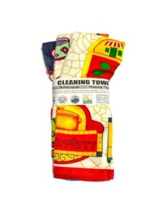 Repasador X 3 Microfibra C-estampado 39x58 C4419 Dec01