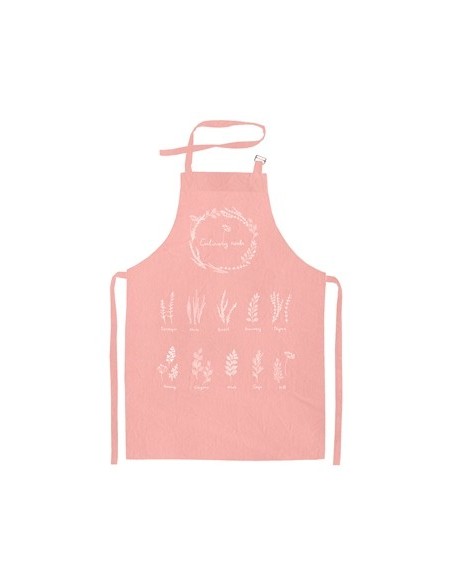 Delantal Tusor Estampado Col. Pastel 6100-88 Vh01