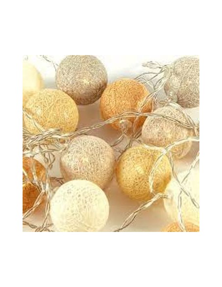 Guirnalda X10 Esferas 6cm S-led Col  Surt  Ga1-ga2-ga3-ga4-ga35 Gal01