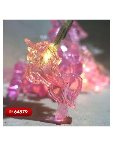 Guirnlada X28 Luces Led Unicornio 64579 Sf01