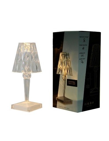 Velador 8x24 Acrilico Crystal Fl1002-fl1003 Vgo01