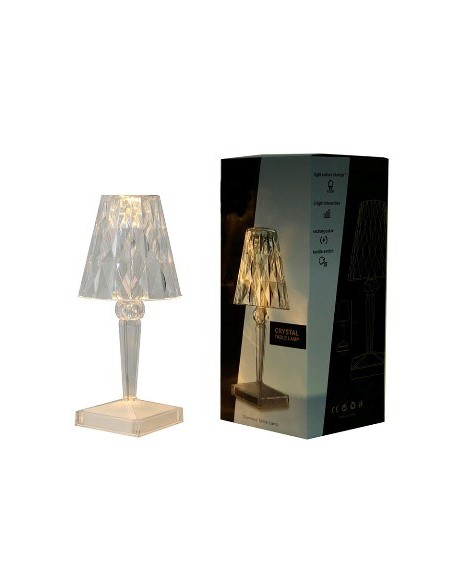 Velador 8x24 Acrilico Crystal Fl1002-fl1003 Vgo01