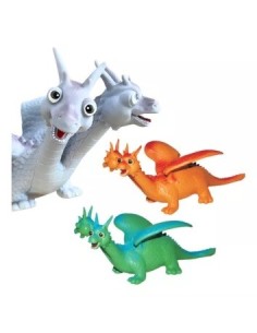Dragones 2 Cabezas 39cm Latex  Wc-2825-30 Tv01