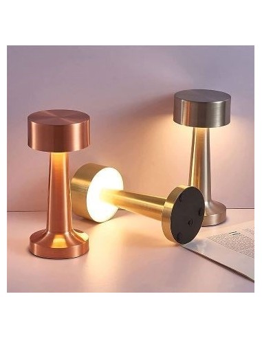 Velador 21cm Led C-base Tactil 3 Intensidades En Caja Lp2pl-lp4pl-lp4do Yw-5508 Ori02 Cal01