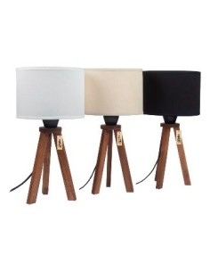 Velador Mesa Pie Madera Tripode Monaco Art05 -m-