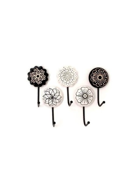 Perchero X1 14cm Red  Ceramica Decorado Pcs5-pcs1 Gal01