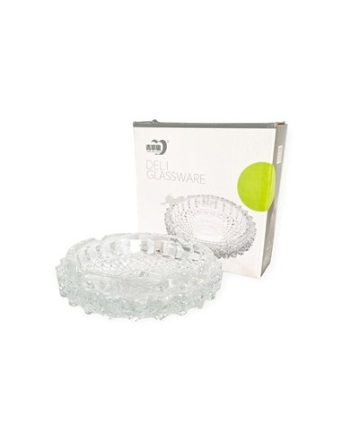 Cenicero Vidrio Rombos11 5x3 Cm D4184- D4169 Dec01 -b48-