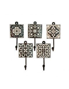 Perchero X1 8x8cm Cuad  Ceramica Decorado Pccs3 Gal01