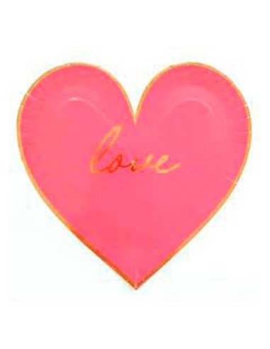 Plato Carton Corazon Love Ez333 Clv01 -e-