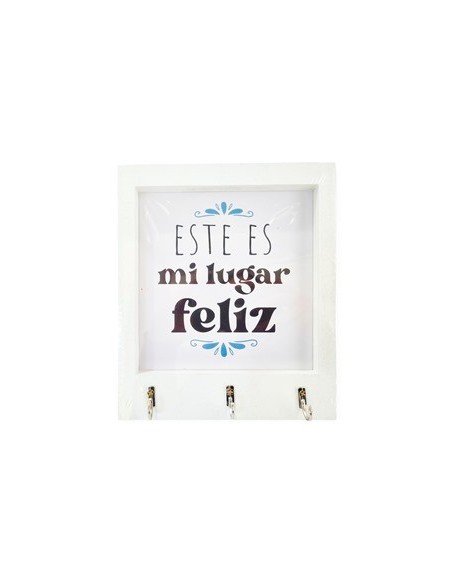 Portallave X3 Ganchos Cuadro C-frases 1240 Decozu