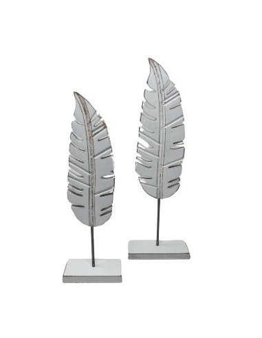 Hoja 36cm Platano Madera Blanca Am01