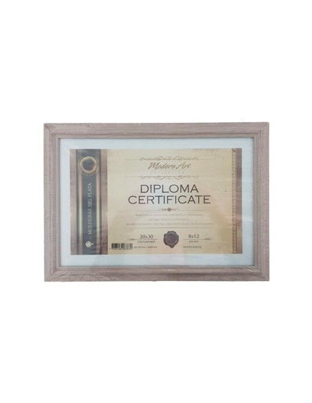 Cuadro P/diploma 20x30 Madera Milano D112 Mdp01 (b24)