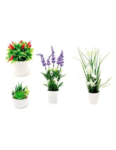 Maceta Ceramica 10cm  Flores Surt  Bf60-bc3-bl9-bf46-bf64-bf63 Gal01