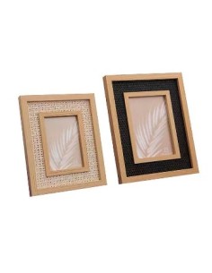 P/f 13x18 Fondo Rattan Marco Simil Madera Rt157 Vgo01