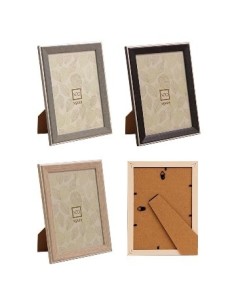 P/f 15x21 Simil Madera Borde Plata Pf2214.6 Vgo01