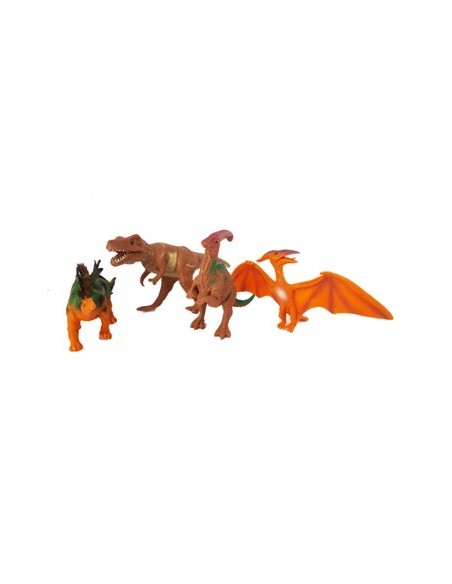 Dinosaurios De Goma 6 Modelos 54954 Seb01