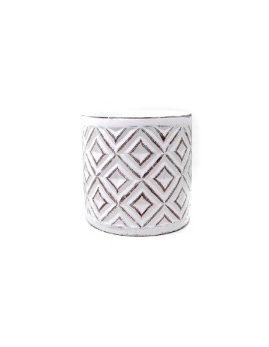 Maceta 14x14cm Cemento Labrado Mc2c-mc3c Gal01