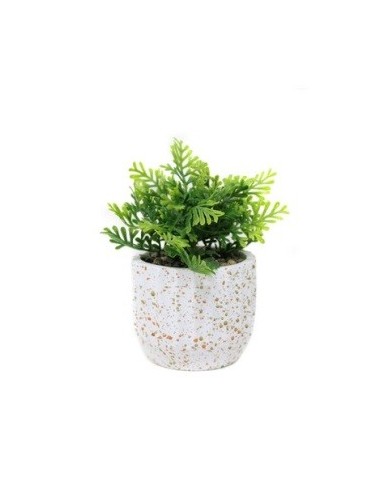 Maceta 8cm Cemento Pintado C-planta Cm27 Gal01