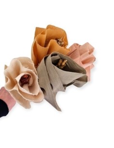 Vara Flor Tela Arpillera Gde Et01