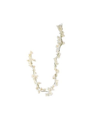 Guirnalda 180cm Flores Blancas Fa293 Jun02