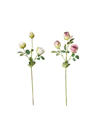 Vara 50cm Flores Blancas-purpura Fa111-fa112 Jun02