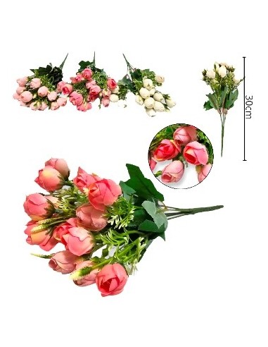 Ramo Rococo 30cm Colores Surt  Fl10022 Ps01
