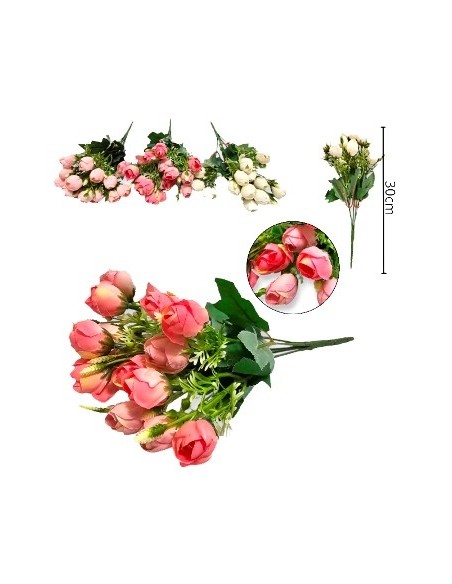 Ramo Rococo 30cm Colores Surt  Fl10022 Ps01
