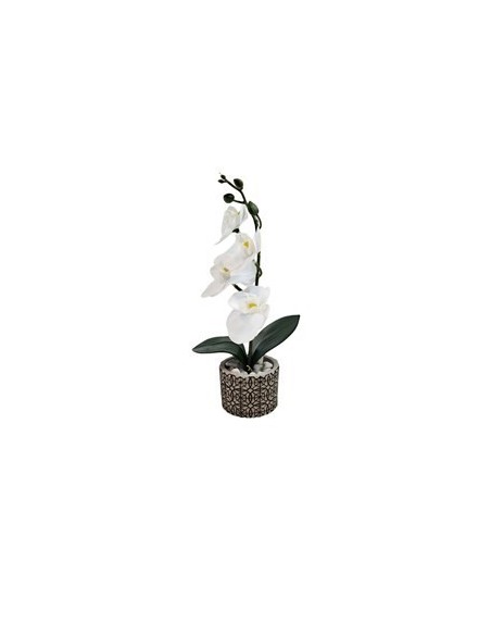 Maceta Cemento 29cm C-flor Blanca Yw-5597 Ori02