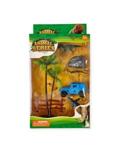 Dinosaurios X3 C/accesorios En Caja Sd10665 Pk01