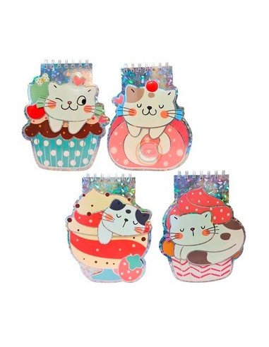 Libreta 60hj Lisas 3d C-espiral Gatitos 28357 Col01 -b24-