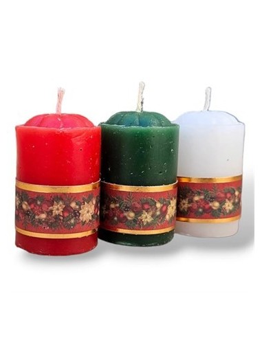 Veloncito 5 5x3 5cm C/sticker Navideno Rojo/verde/bco Ilum01 (b12)