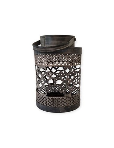 Fanal 19cm Metal Red Gris Jm1950 Mta01