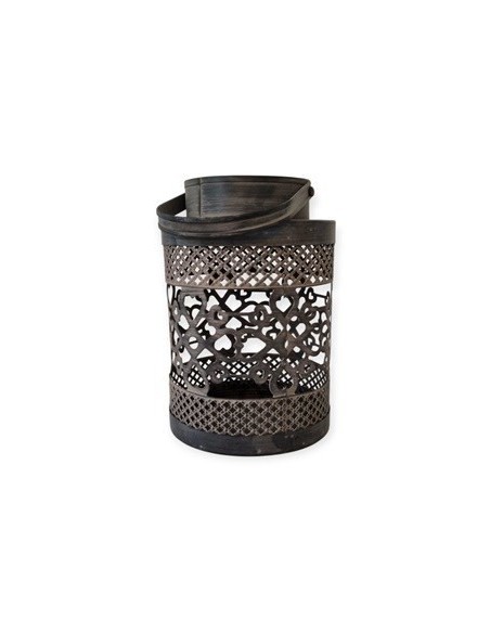 Fanal 19cm Metal Red Gris Jm1950 Mta01