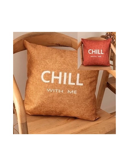 Funda Almohadon 42x42cm Chill Lacre-caramelo 7230108 7230107 Pri02