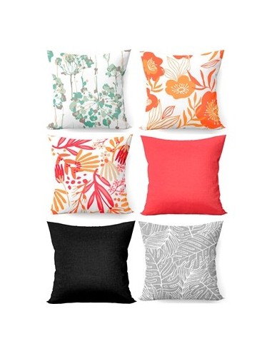 Funda Almohadon 40x40cm Estampado-liso Surt  Gabardina 60011111 Eco02 -m-