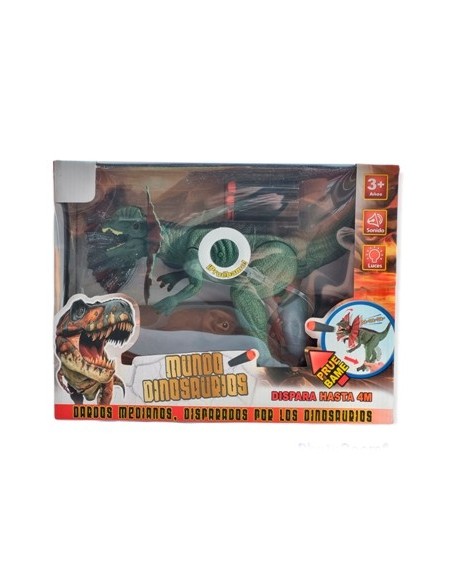 Dinosaurio Lanza Dardo C- Luz Y Sonido 5340-16912 Gtm Ims02