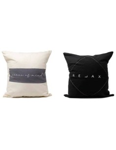 Funda Almohadon 40x40cm Parche Relax-peace-cargo Sil52 - Sil53 - Sil56 Gal01