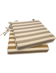 Cubre Silla 36x36x6 Alto Tusor Estampado 2075-88 Vh01 -m-