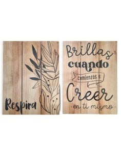 Cuadro 20x25 Wall Art Natural C-frases 8850-8855 Decozu -m-