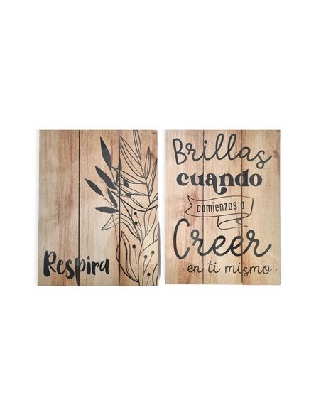 Cuadro 20x25 Wall Art Natural C-frases 8850-8855 Decozu -m-