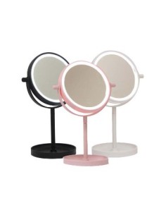 Espejo Red  C-luz Led Y Pie A Pila Ep16710 Vgo01 -m-