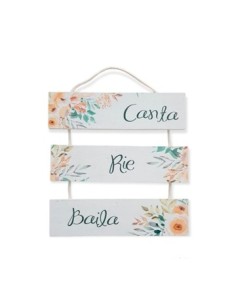 Colgante Madera X3 Frases 2620 Decozu -m-