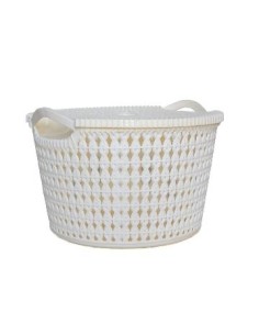 Canasta Plast Red 23x15cm Calada 19223  19952 Col01