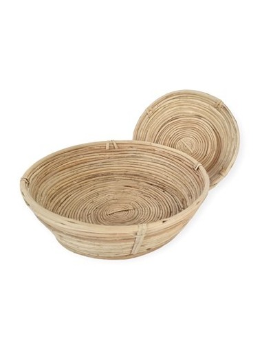 Canasta 25cm Red  Rattan Bdc-07 Rey03