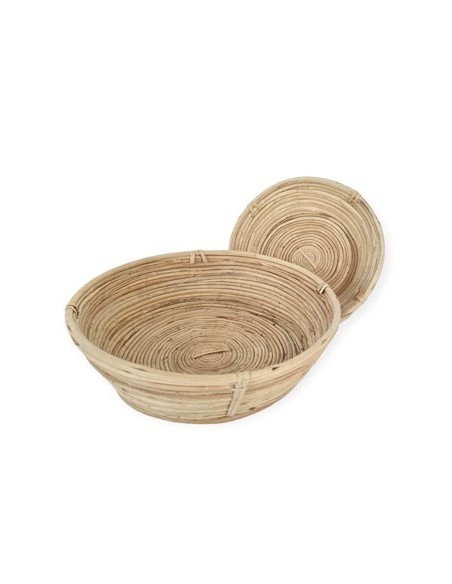 Canasta 25cm Red  Rattan Bdc-07 Rey03