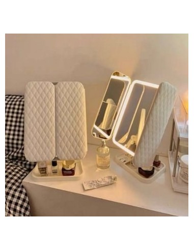 Espejo Led 3 Paneles Usb Caja 4946459e Bar02