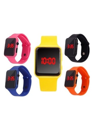 Reloj Digital Silicona Col  Surt  Dxrelkolor Cel01
