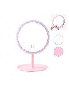 Espejo Red  C-luz Led Y Pie A Pila Rj2415-rj21416 Rod02