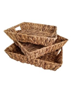 Bandeja 36cm Cuad  Trenzada Fibra P0076 Dec01