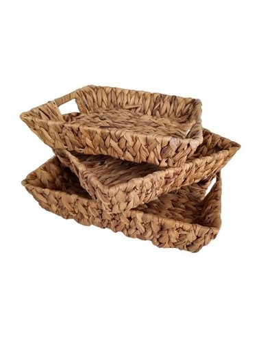 Bandeja 36cm Cuad  Trenzada Fibra P0076 Dec01